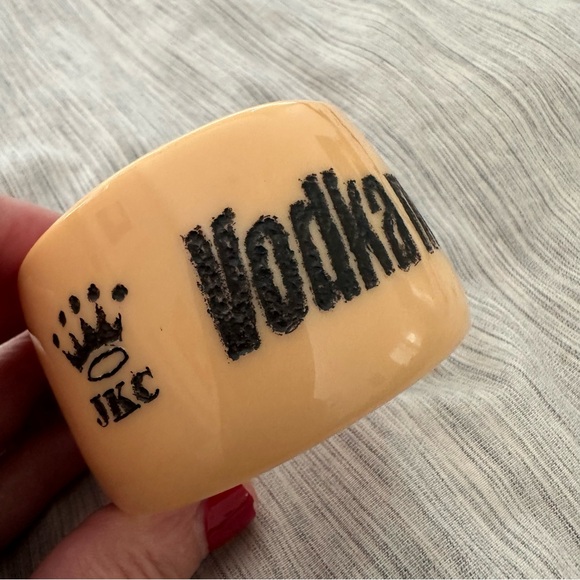 VINTAGE JKC 🍸”Vodka Martini, Shaken, not Stirred” James Bond 007 Cuff Bangle - Picture 10 of 10